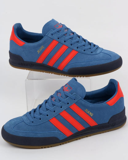 Adidas Jeans Trainers Mk2 Royal/Red