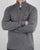 Lyle And Scott Quarter Zip Jumper Mid Grey Marl