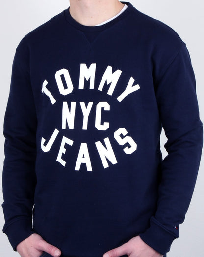Tommy Hilfiger Nyc Logo Sweatshirt Navy