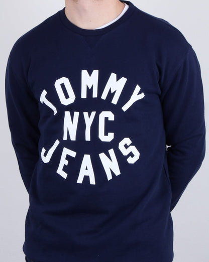 Tommy Hilfiger Nyc Logo Sweatshirt Navy