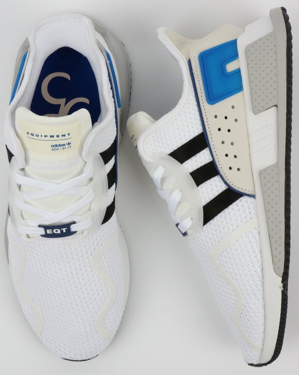 Adidas EQT Cushion ADV Trainers White/Black/Royal