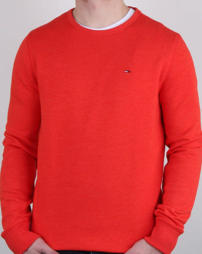 Tommy Hilfiger Cotton Fleece Sweatshirt Orange