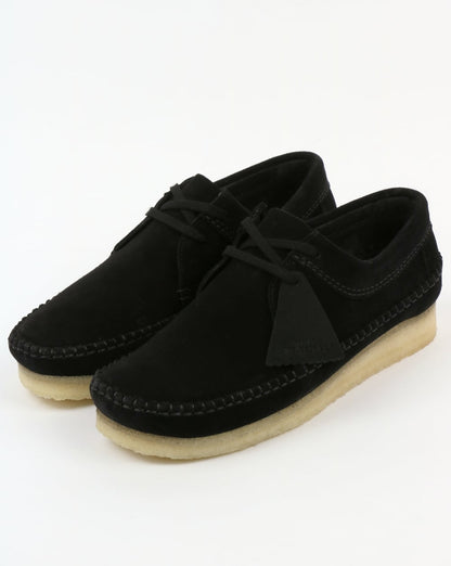 Clarks Originals Weaver Suede Shoes Black