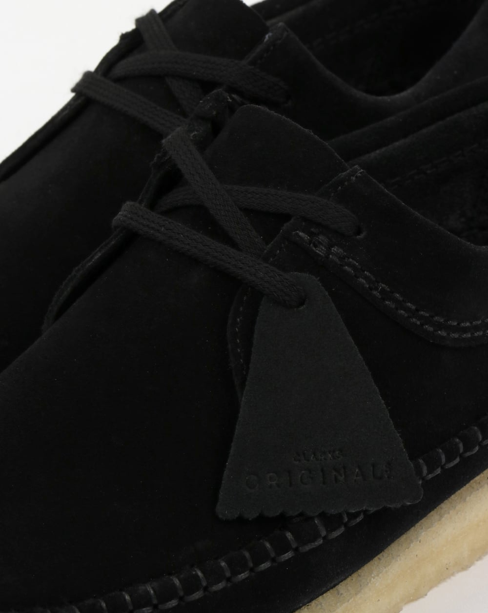 Clarks Originals Weaver Suede Shoes Black