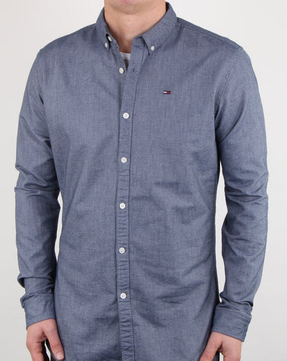 Tommy Hilfiger Cotton Oxford Shirt Navy