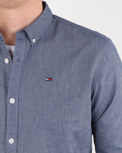 Tommy Hilfiger Cotton Oxford Shirt Navy