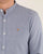 Farah Chramer Grandad Shirt Blue Marl