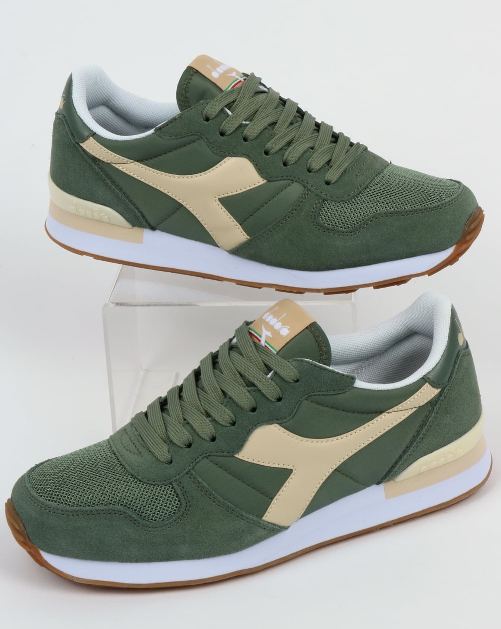 Diadora Camaro Trainers Elm Green/Sand