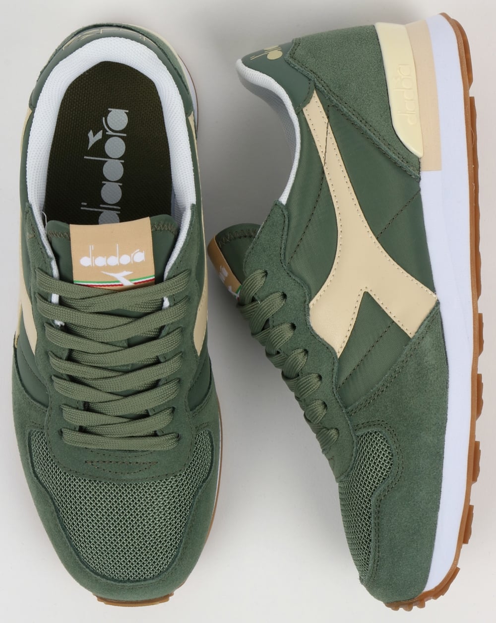 Diadora Camaro Trainers Elm Green/Sand
