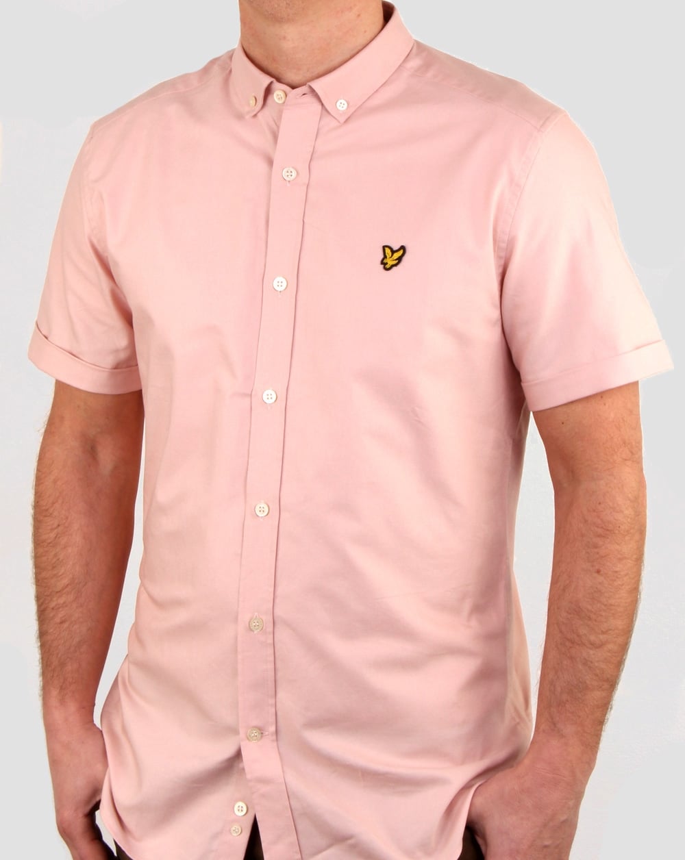Lyle And Scott Ss Oxford Shirt Dusty Pink
