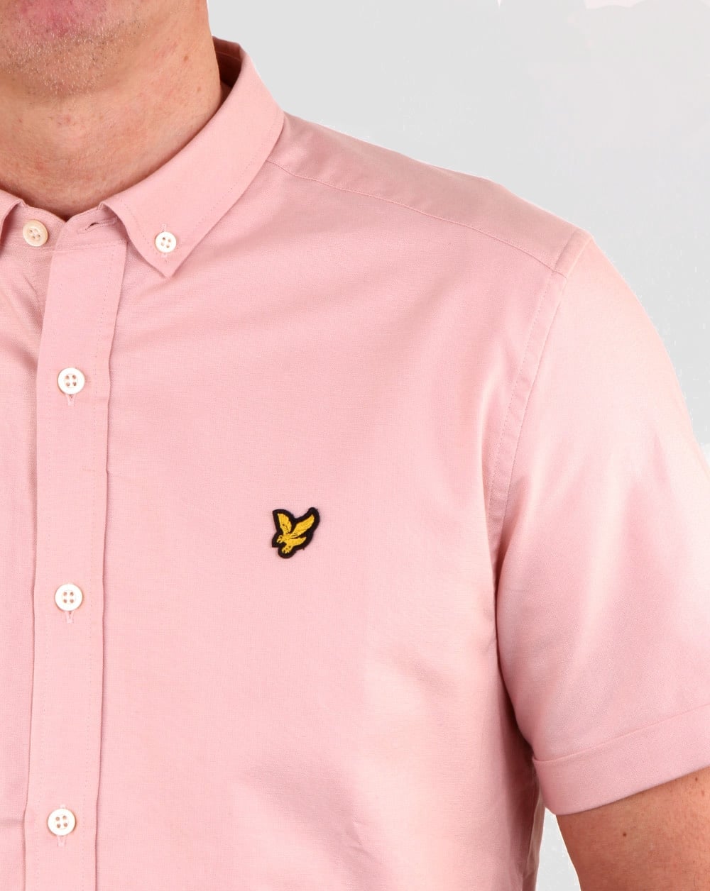 Lyle And Scott Ss Oxford Shirt Dusty Pink