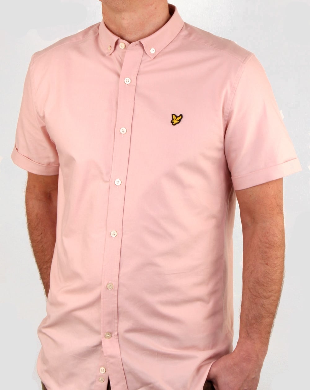 Lyle And Scott Ss Oxford Shirt Dusty Pink