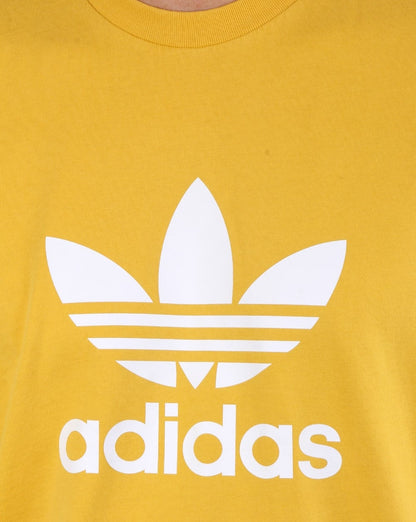 Adidas Originals Trefoil T Shirt Yellow