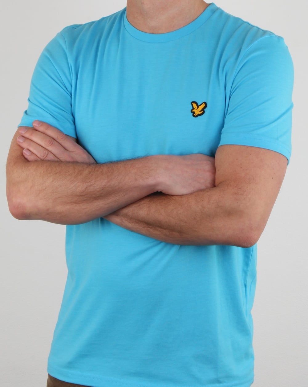 Lyle And Scott Fitness Martin T Shirt Crisp Blue