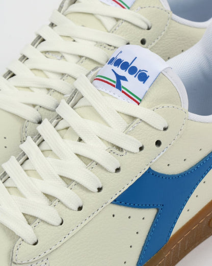 Diadora Game L Low Trainers White/Imperial Blue