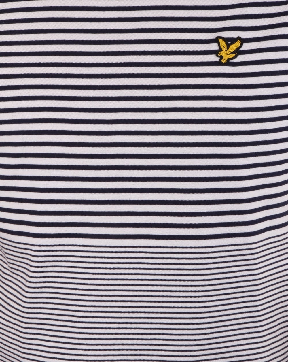 Lyle And Scott Stripe T Shirt Navy