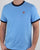 Fila Vintage Ringer T Shirt Lake Blue/navy