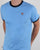 Fila Vintage Ringer T Shirt Lake Blue/navy