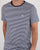 Pretty Green Striped Feeder T Shirt Navy