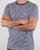 Pretty Green Striped Feeder T Shirt Navy