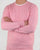 Gant Cotton Crew knit Pink Melange
