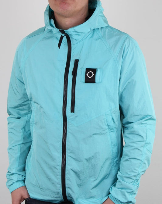 Ma.Strum Ma.strum Pegasus Crystal Nylon Jacket Pale Turquoise