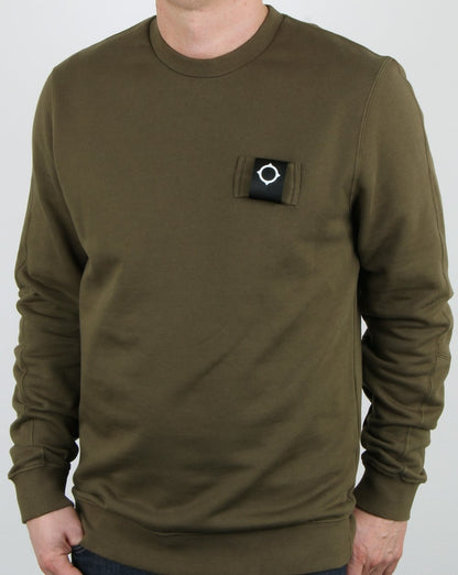 Ma.strum Training Crew Sweat Light Khaki