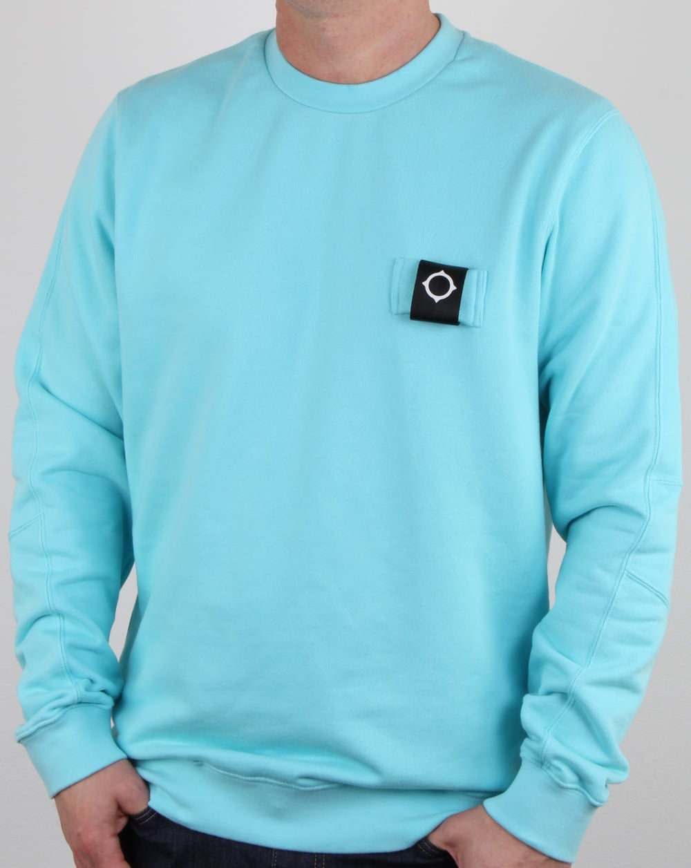 Ma.strum Training Crew Sweat Pale Turquoise
