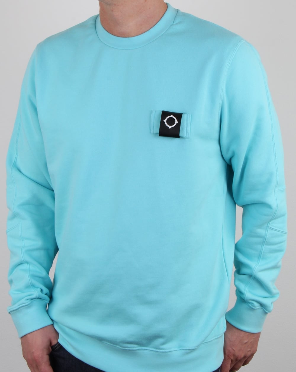 Ma.strum Training Crew Sweat Pale Turquoise