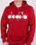 Diadora Logo Hoodie Red