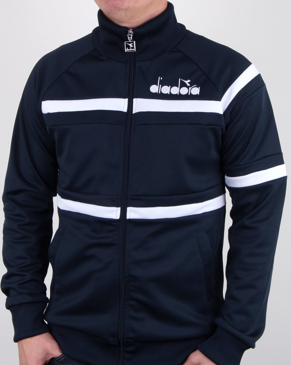 Diadora 80s Track Top Blue Denim/optical White