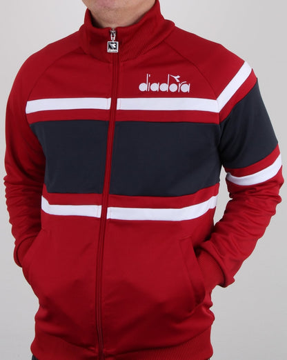 Diadora 80s Track Top Red/Blue
