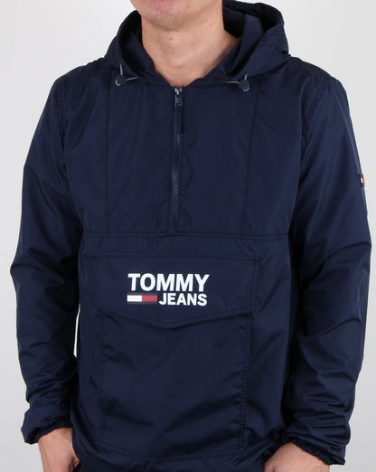 Tommy Hilfiger Pop Over Anorak Navy