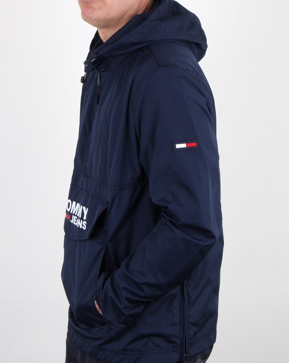 Tommy Hilfiger Pop Over Anorak Navy