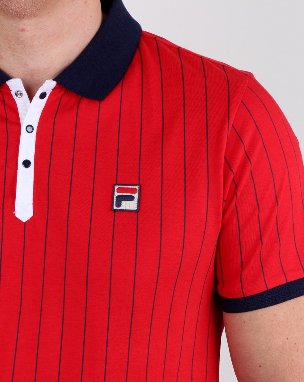 Fila Vintage Bb1 Polo Shirt Red