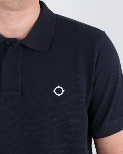 Ma.strum Pique Icon Polo Shirt Dark Navy
