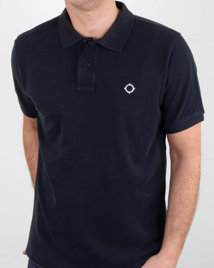 Ma.strum Pique Icon Polo Shirt Dark Navy