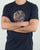Pretty Green Paisley Logo T Shirt Navy