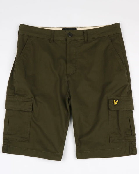 Lyle And Scott Combat Cargo Shorts Dark Sage