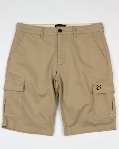 Lyle And Scott Combat Cargo Shorts Stone