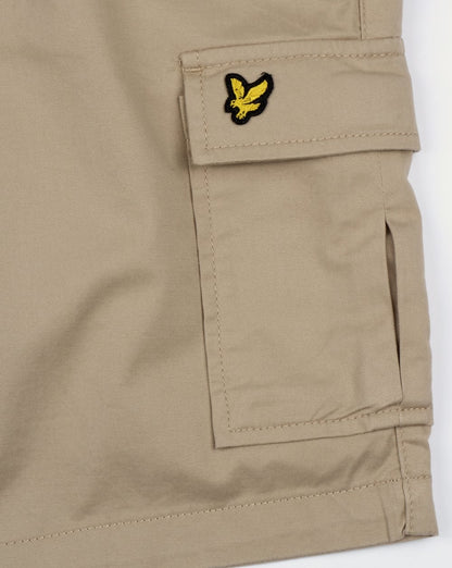 Lyle And Scott Combat Cargo Shorts Stone