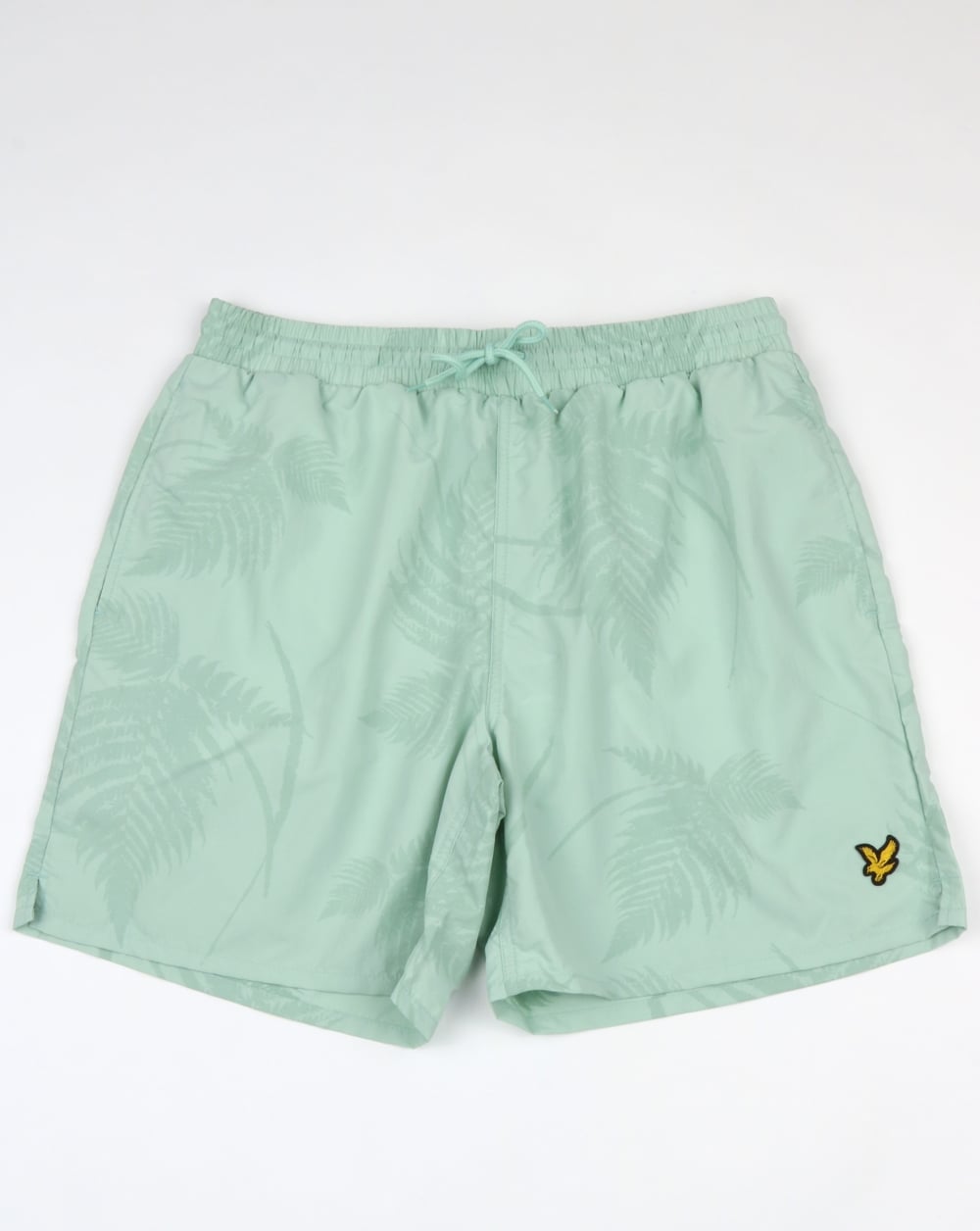 Lyle And Scott Fern Print Swim Shorts Powder Blue