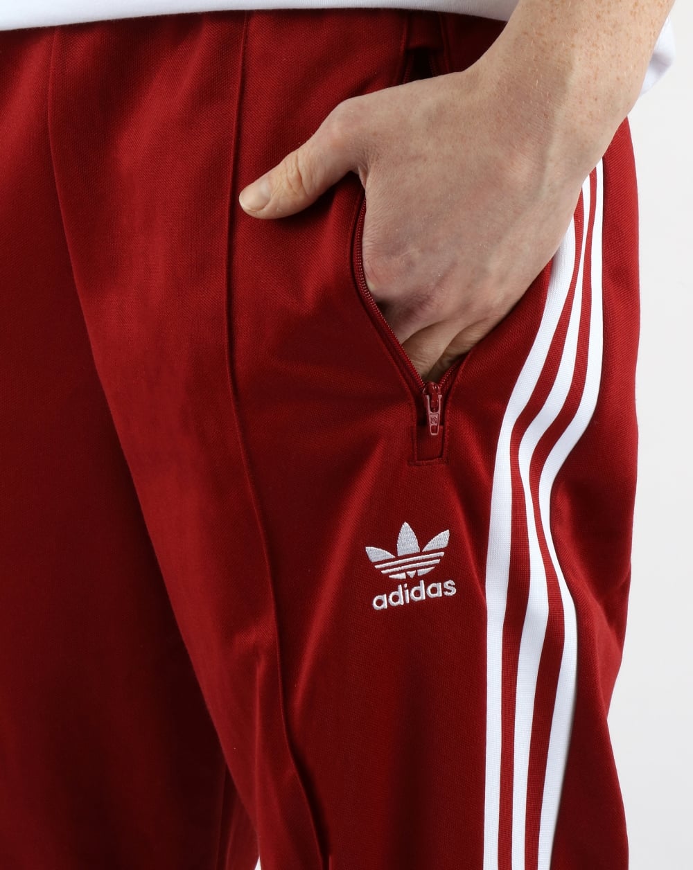 Adidas Originals Beckenbauer Track Pants Rust Red
