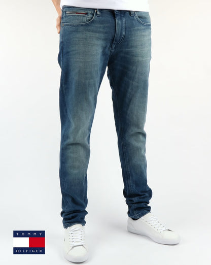 Tommy Hilfiger Steve Slim Tapered Fit Jeans Berry Mid Blue Comfort