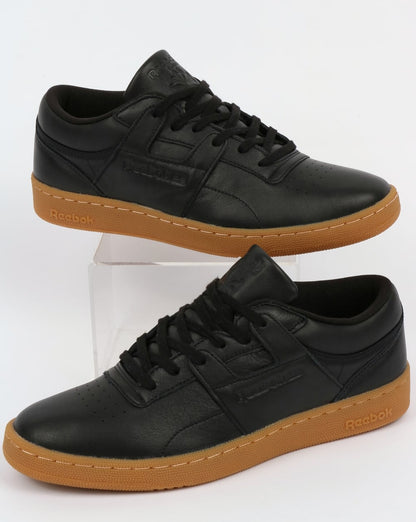 Reebok Club Workout Trainers Black/Gum