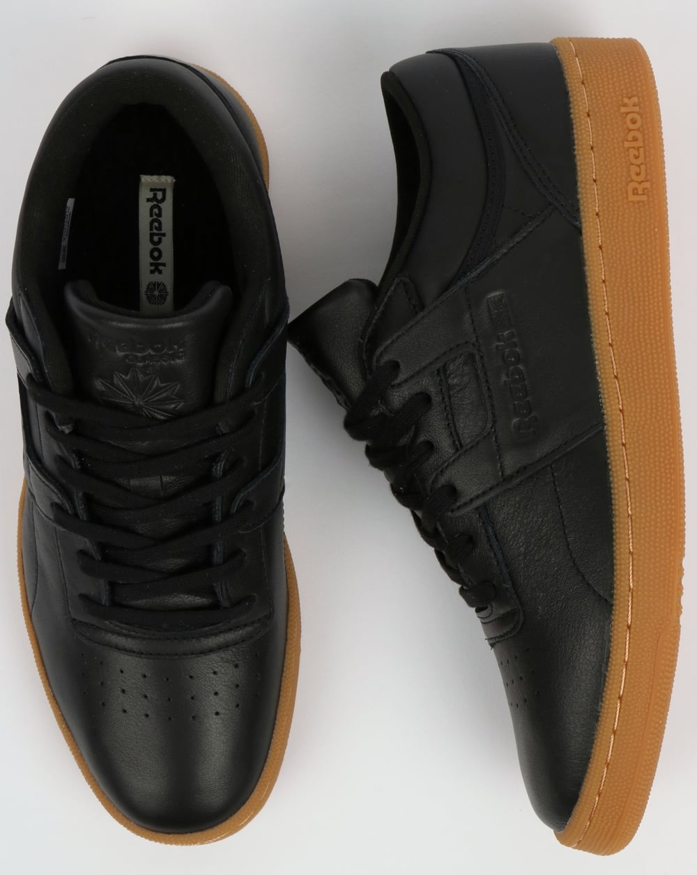 Reebok Club Workout Trainers Black/Gum