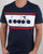 Diadora Spectra T Shirt Blue Denim/white/red Salsa