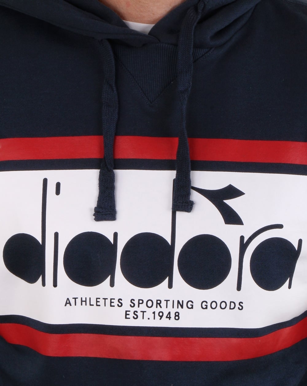 Diadora Spectra Hoody Blue Denim/White/Red