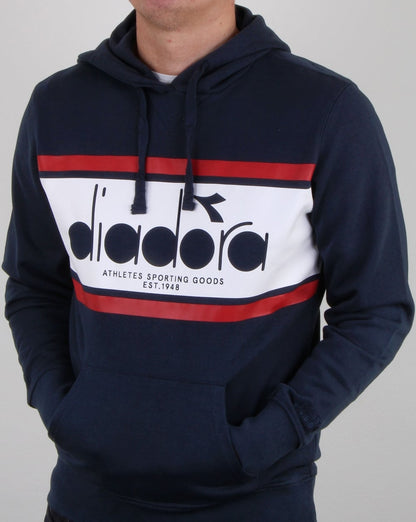 Diadora Spectra Hoody Blue Denim/White/Red