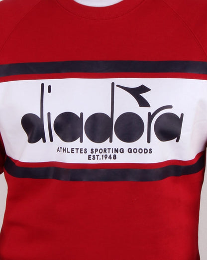 Diadora Spectra Sweatshirt Red/white/blue Denim